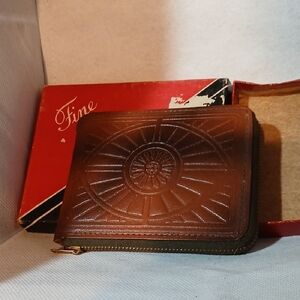 Vintage Brown Leather Wallet